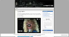Desktop Screenshot of justamiser.wordpress.com