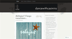 Desktop Screenshot of dancewithcasimiro.wordpress.com