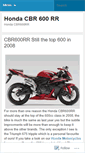 Mobile Screenshot of cbr600rr.wordpress.com