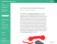 Tablet Screenshot of entretenimientohombre.wordpress.com