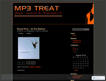 Tablet Screenshot of mp3treat.wordpress.com