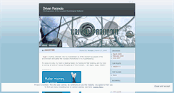 Desktop Screenshot of drivenparanoia.wordpress.com