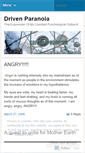 Mobile Screenshot of drivenparanoia.wordpress.com