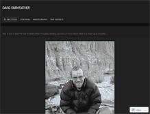 Tablet Screenshot of davidfairweather.wordpress.com