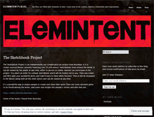 Tablet Screenshot of elemintent.wordpress.com