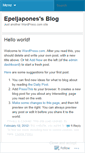 Mobile Screenshot of epeljapones.wordpress.com