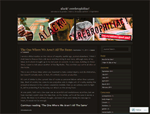 Tablet Screenshot of alackcerebrophiliac.wordpress.com