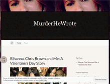 Tablet Screenshot of murderhewrote.wordpress.com