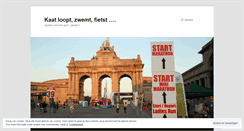 Desktop Screenshot of kaatloopt.wordpress.com