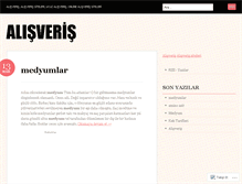 Tablet Screenshot of alisverisa.wordpress.com