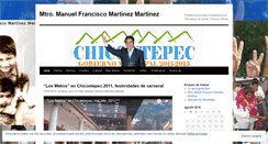 Desktop Screenshot of manuelfranciscopresidente.wordpress.com