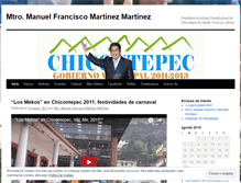 Tablet Screenshot of manuelfranciscopresidente.wordpress.com