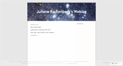 Desktop Screenshot of julianerautenberg.wordpress.com