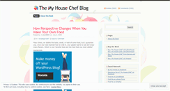 Desktop Screenshot of myhousechef.wordpress.com