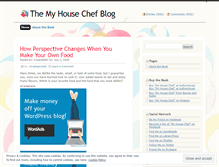 Tablet Screenshot of myhousechef.wordpress.com