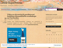 Tablet Screenshot of letnasupertrieda.wordpress.com