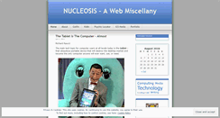 Desktop Screenshot of nucleosis.wordpress.com