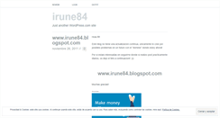 Desktop Screenshot of irune84.wordpress.com