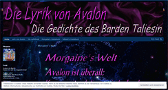 Desktop Screenshot of morgainefromavalon.wordpress.com