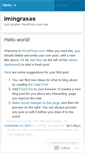 Mobile Screenshot of imingrasas.wordpress.com