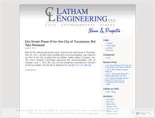 Tablet Screenshot of lathamengineering.wordpress.com