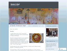 Tablet Screenshot of barkersbrief.wordpress.com