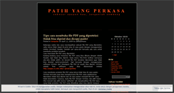 Desktop Screenshot of patihperkasa.wordpress.com