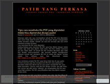 Tablet Screenshot of patihperkasa.wordpress.com