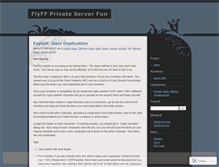 Tablet Screenshot of flyffserverfun.wordpress.com