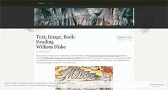 Desktop Screenshot of imaginingwilliamblake.wordpress.com