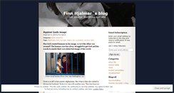 Desktop Screenshot of finnhjalmar.wordpress.com