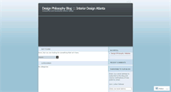 Desktop Screenshot of designphilosophyinteriors.wordpress.com