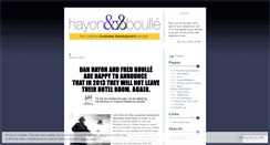 Desktop Screenshot of hayonandboulle.wordpress.com