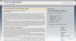 Desktop Screenshot of iflaslblog.wordpress.com