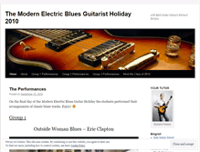 Tablet Screenshot of electricbluesfrance2010.wordpress.com