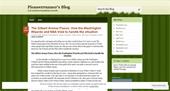 Desktop Screenshot of pioneerrunner.wordpress.com