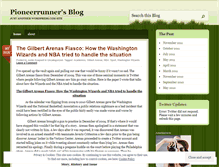 Tablet Screenshot of pioneerrunner.wordpress.com