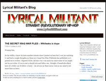 Tablet Screenshot of lyricalmilitant.wordpress.com