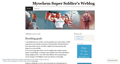 Desktop Screenshot of myochemsupersoldier.wordpress.com
