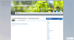 Desktop Screenshot of amordinariaphotos.wordpress.com