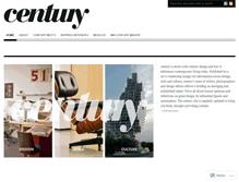 Tablet Screenshot of centuryblog.wordpress.com