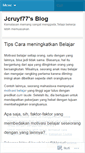 Mobile Screenshot of jcruyf77.wordpress.com