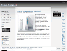 Tablet Screenshot of fernandobegins.wordpress.com