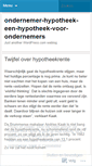 Mobile Screenshot of ondernemerhypotheekeenhypotheekvoorondernemers.wordpress.com