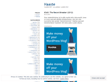 Tablet Screenshot of haaste.wordpress.com