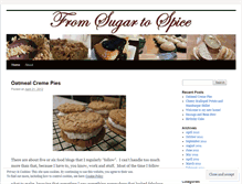 Tablet Screenshot of fromsugartospice.wordpress.com