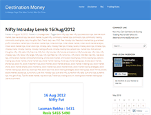 Tablet Screenshot of destinationmoney.wordpress.com