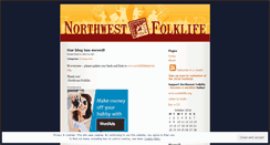 Desktop Screenshot of nwfolklife.wordpress.com