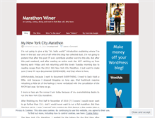 Tablet Screenshot of marathonwiner.wordpress.com