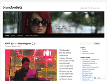 Tablet Screenshot of brandontietz.wordpress.com